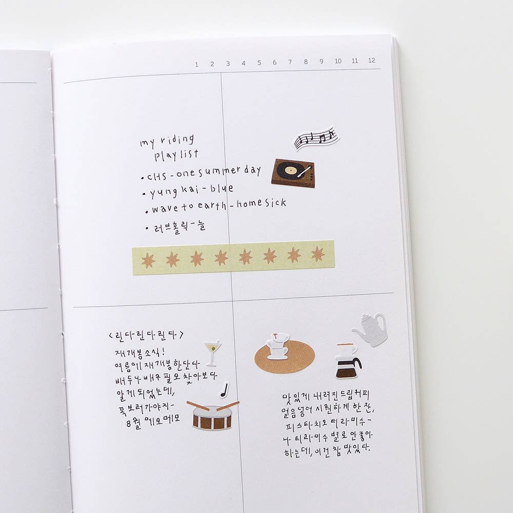 Suatelier Sticker Sheet - Jazz cafe