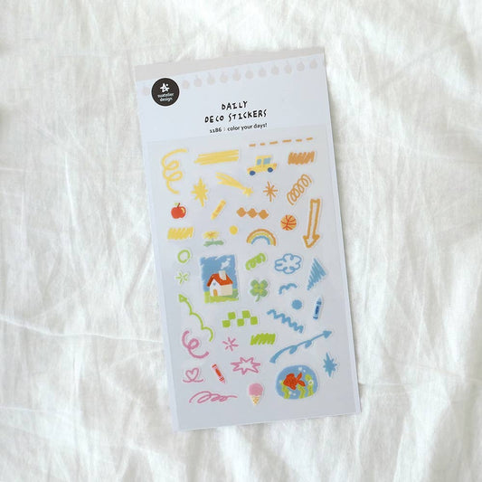 Suatelier Sticker Sheet - Color your days!