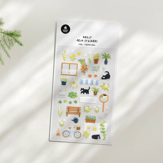 Suatelier Sticker Sheet - A green alley