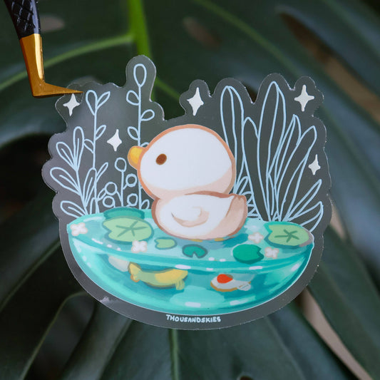 Thousand Skies Vinyl Sticker (Transparent) Ponder Pond
