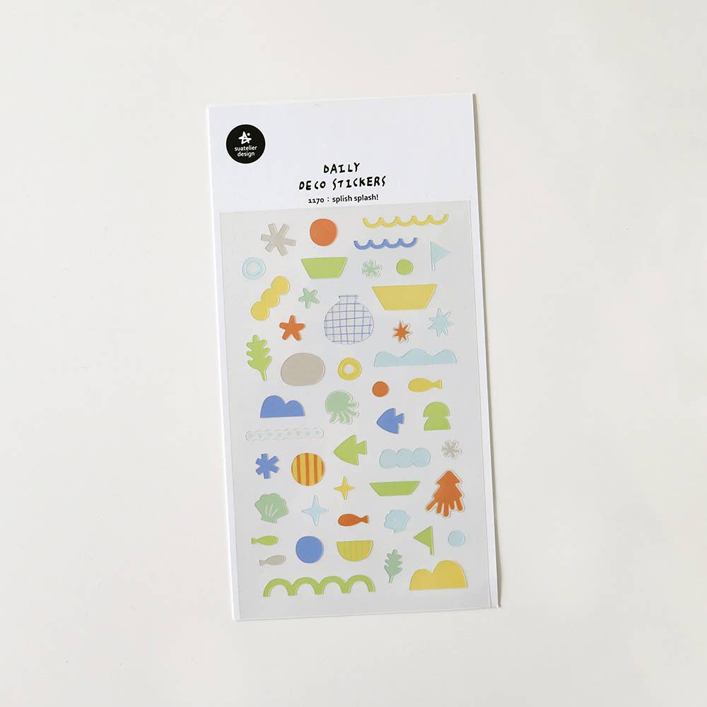 Suatelier Sticker Sheet - Splish splash!