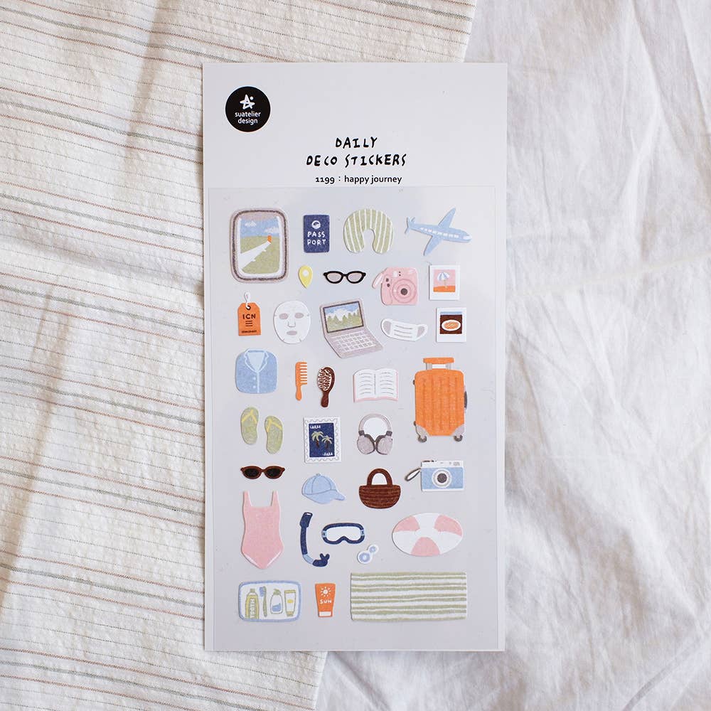 Suatelier Sticker Sheet - Happy journey
