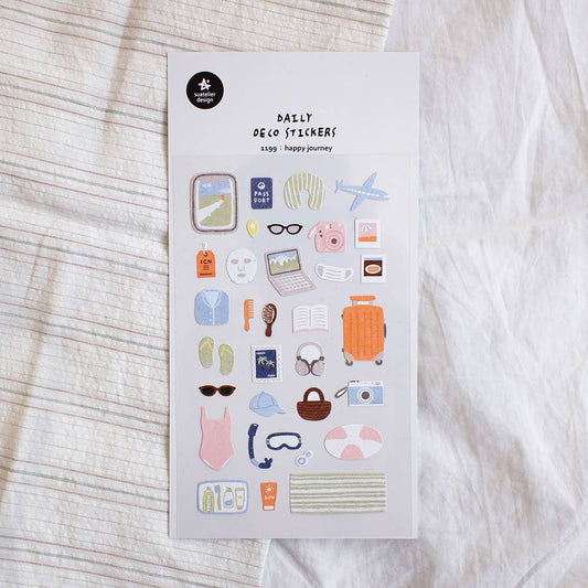 Suatelier Sticker Sheet - Happy journey
