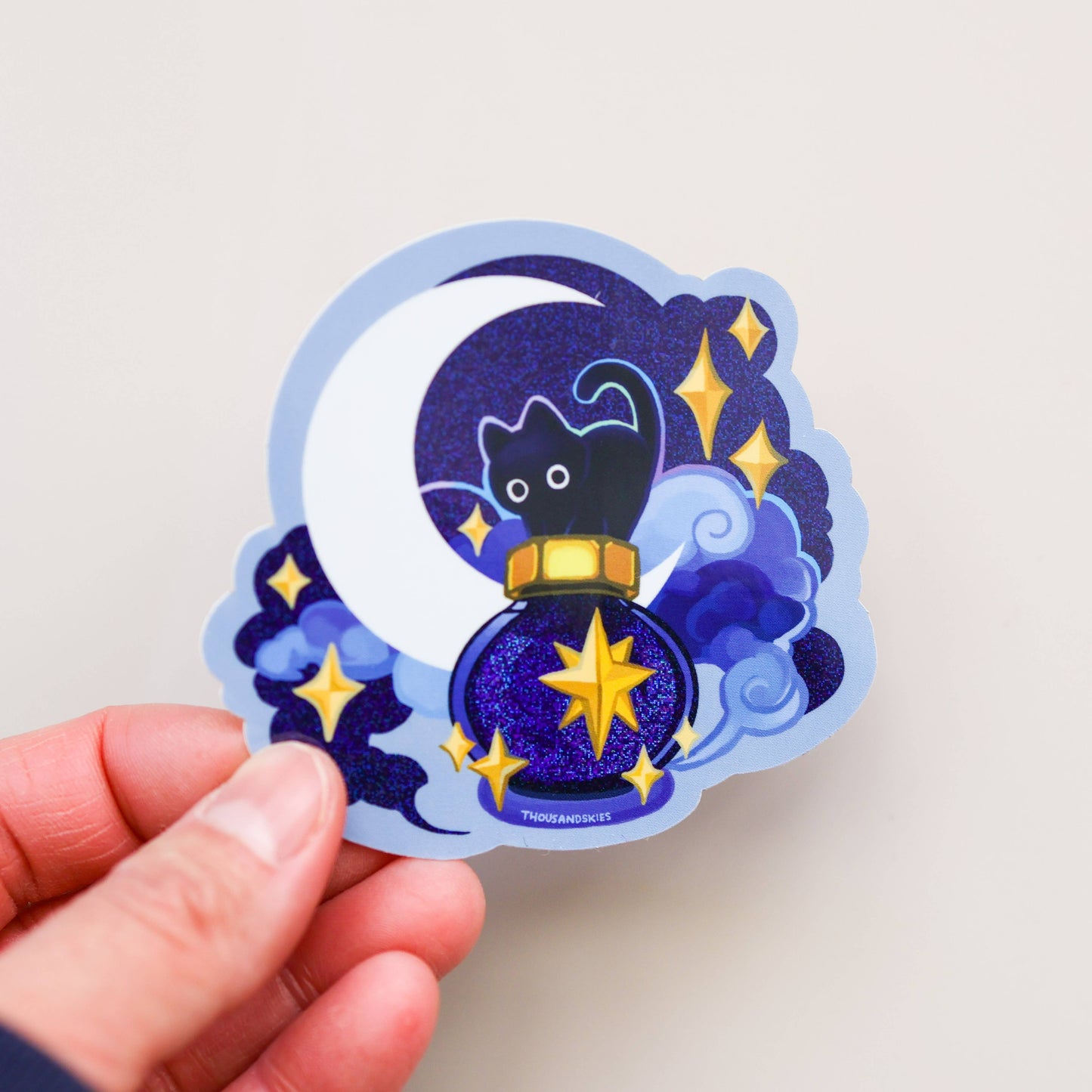 Thousand Skies Vinyl Sticker (Holographic) Ink Potion - Deep Sky