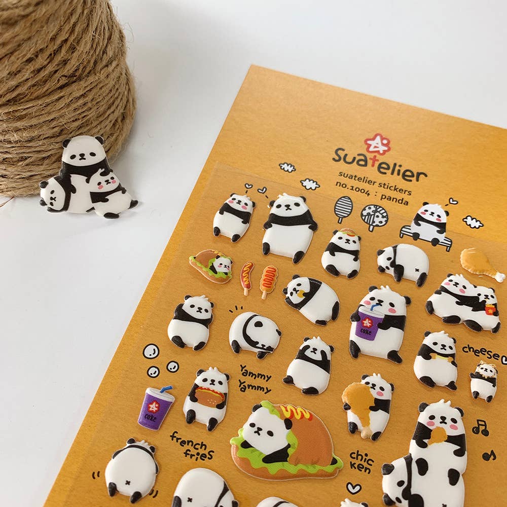 Suatelier Sticker Sheet - Panda
