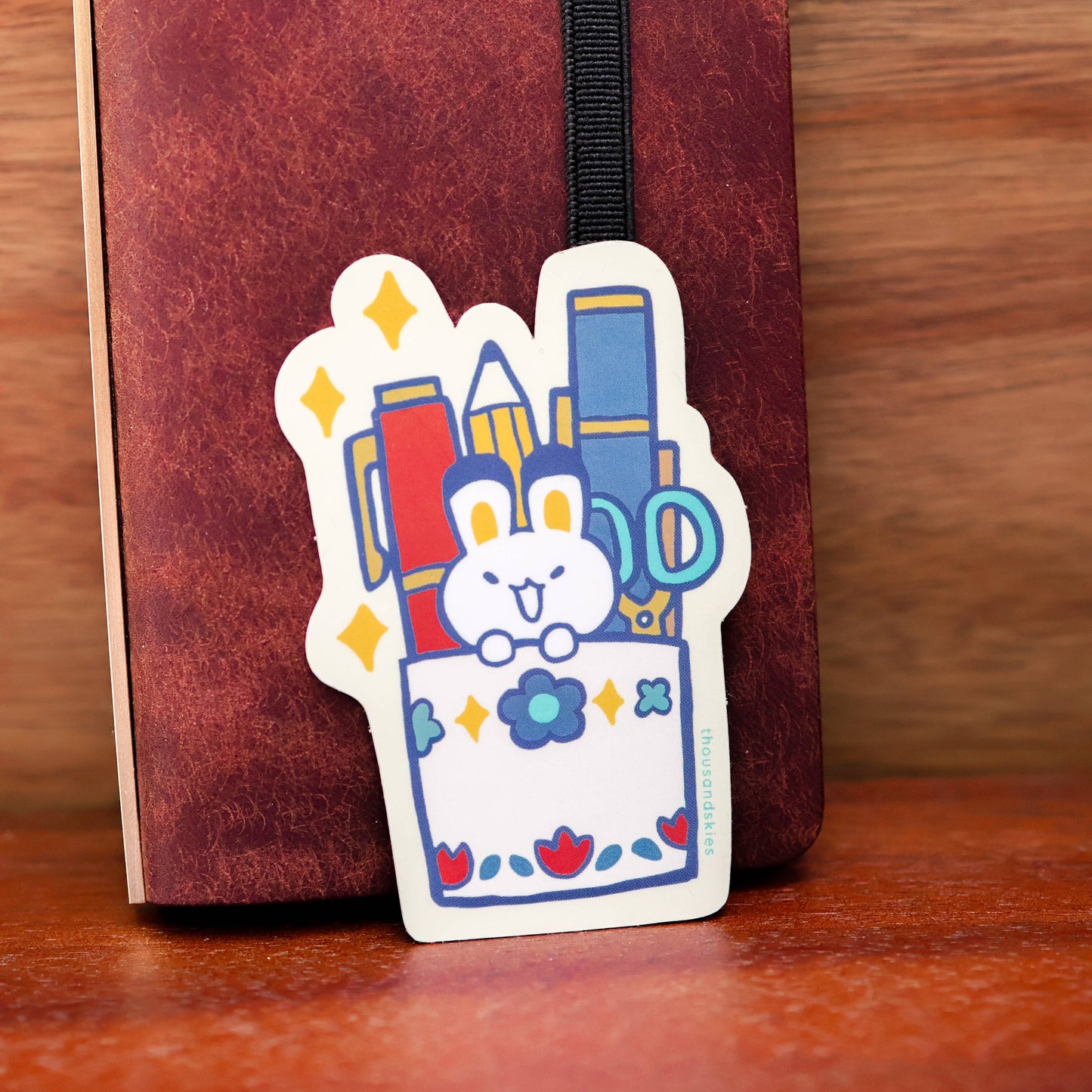 Thousand Skies Vinyl Sticker (Holographic) Pen Holder