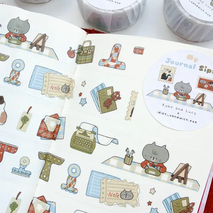 Kubo and Lucy x Idiot Sandwich Washi Tape - Stationery
