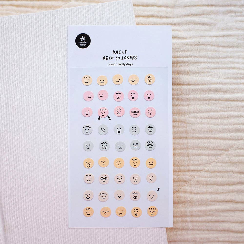 Suatelier Sticker Sheet - Lively days
