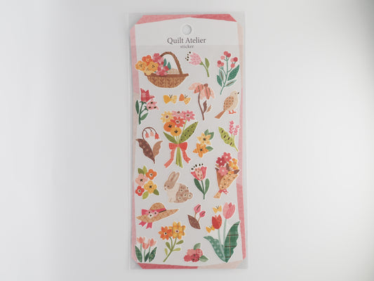 Mind Wave Sticker Sheet - Flower Field in the Afternoon