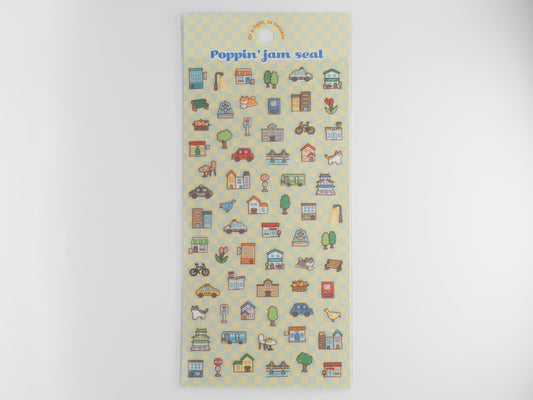 Mind Wave Sticker Sheet - Poppin' Jam Seal Town