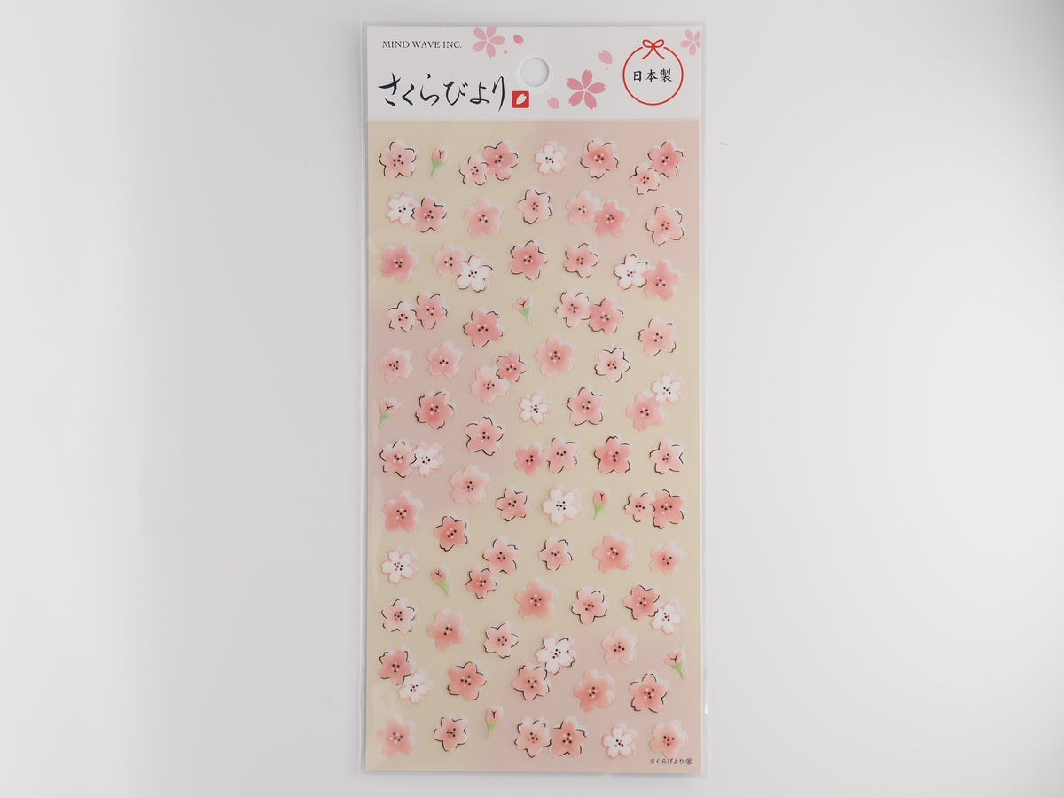 Mind Wave Sticker Sheet - Sakura Biyori - Cherry Blossom