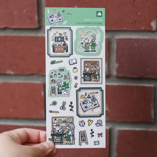 Thousand Skies Sticker Sheet (Washi) - Stationery Store