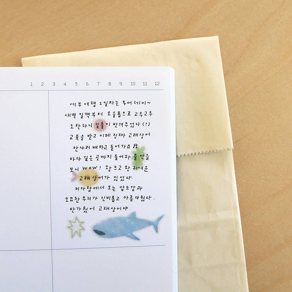 Suatelier Sticker Sheet - Aqua aqua