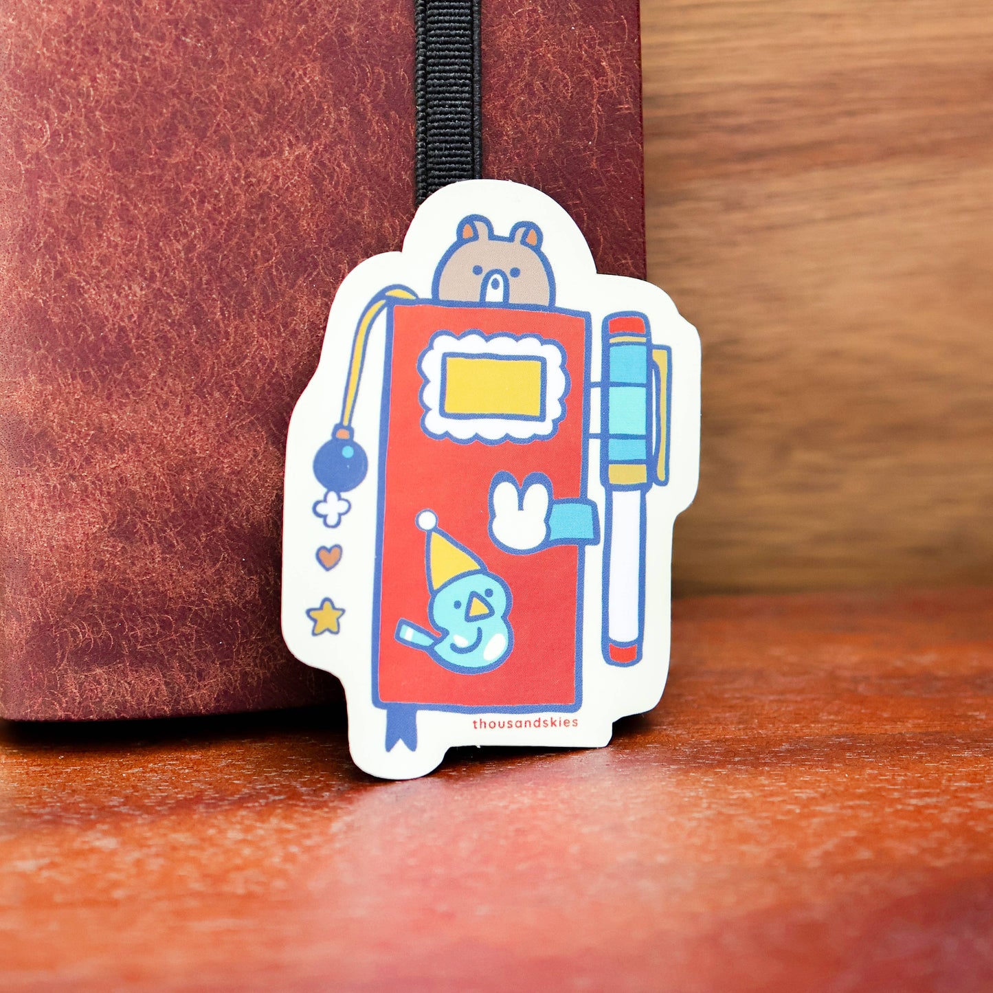 Thousand Skies Vinyl Sticker (Holographic) Weekly Journal