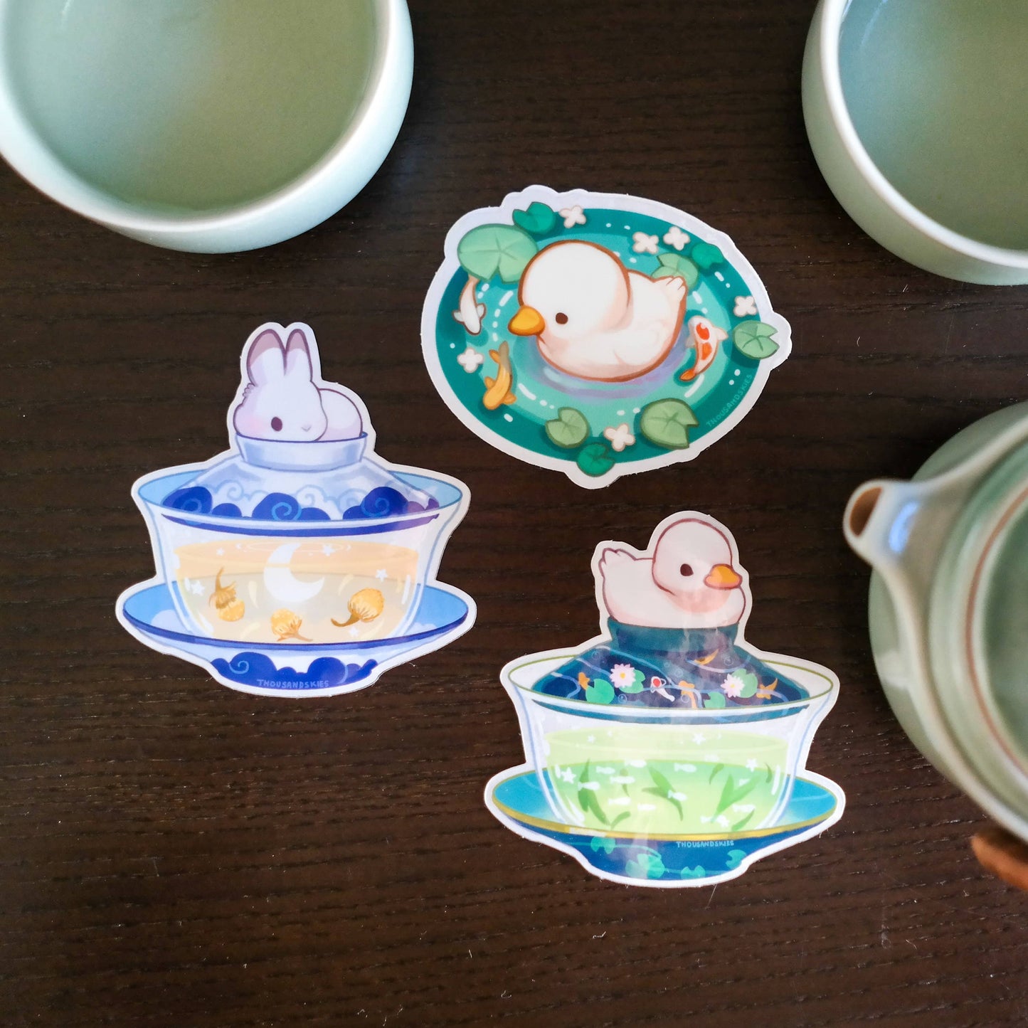 Thousand Skies Vinyl Sticker a Lost Duckling