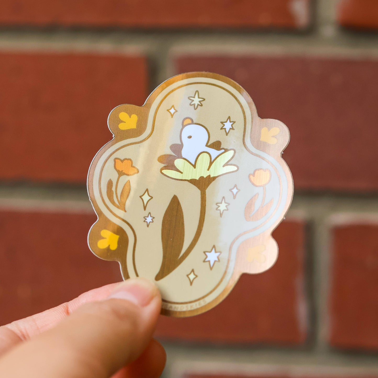 Thousand Skies Vinyl Sticker (Holographic) Early Blooms