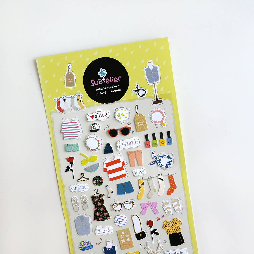 Suatelier Sticker Sheet - Favorite