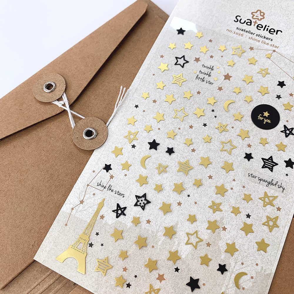 Suatelier Sticker Sheet - Shine Like Star