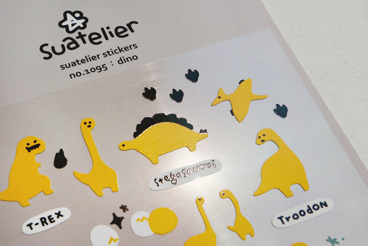 Suatelier Sticker Sheet - Dino