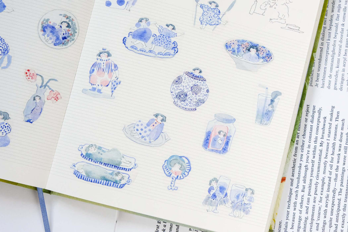 Dodolulu PET Tape - Blue and White