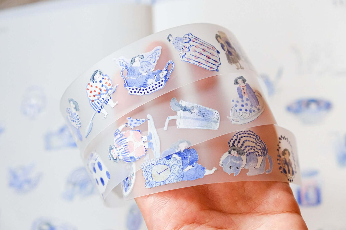 Dodolulu PET Tape - Blue and White