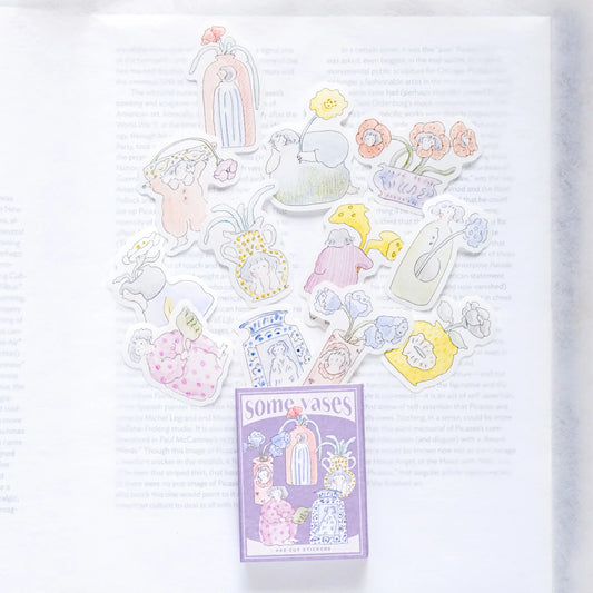 Dodolulu Matchbox Stickers - Some Vases