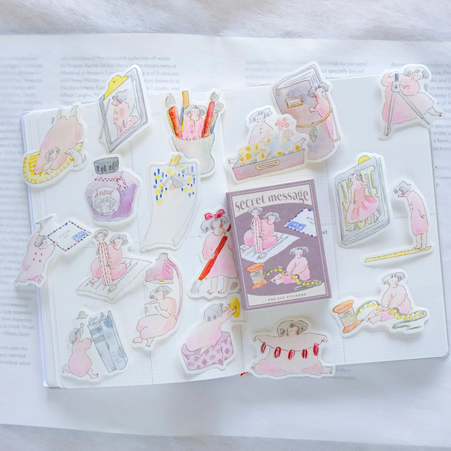 Dodolulu Matchbox Stickers - Secret Message