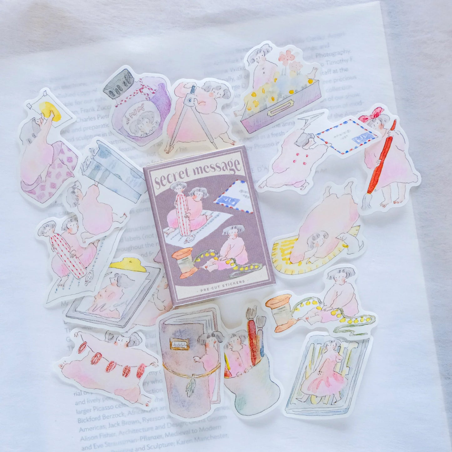 Dodolulu Matchbox Stickers - Secret Message