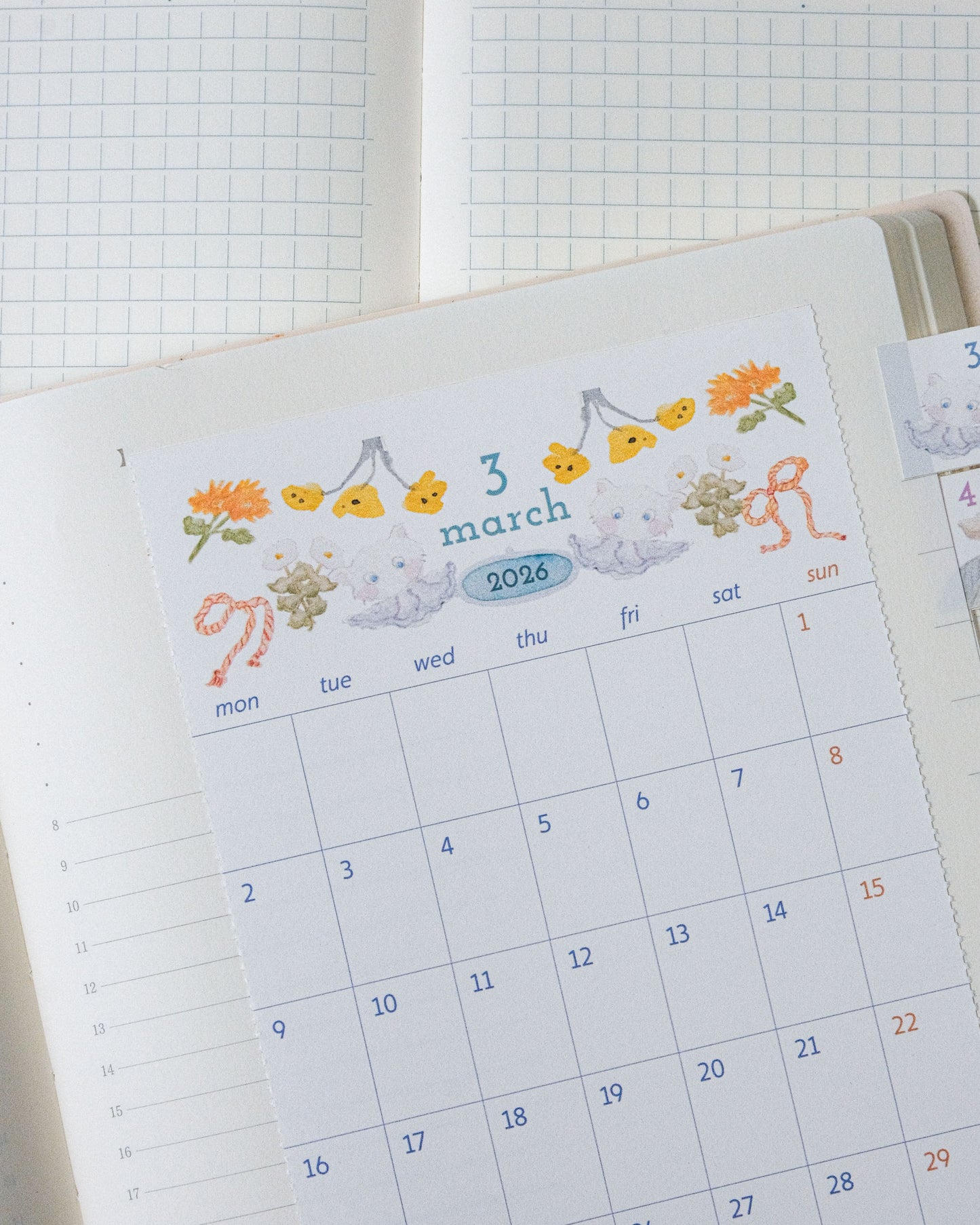 Dodolulu - 2026 Monthly Planner Sticker Set (PRE-ORDER)