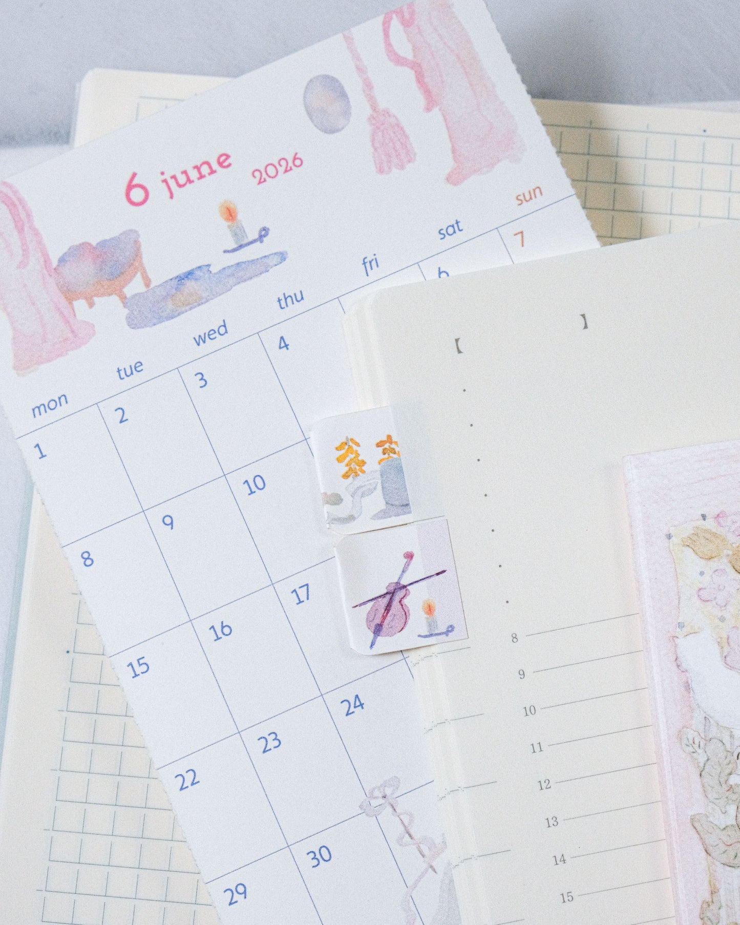 Dodolulu - 2026 Monthly Planner Sticker Set (PRE-ORDER)