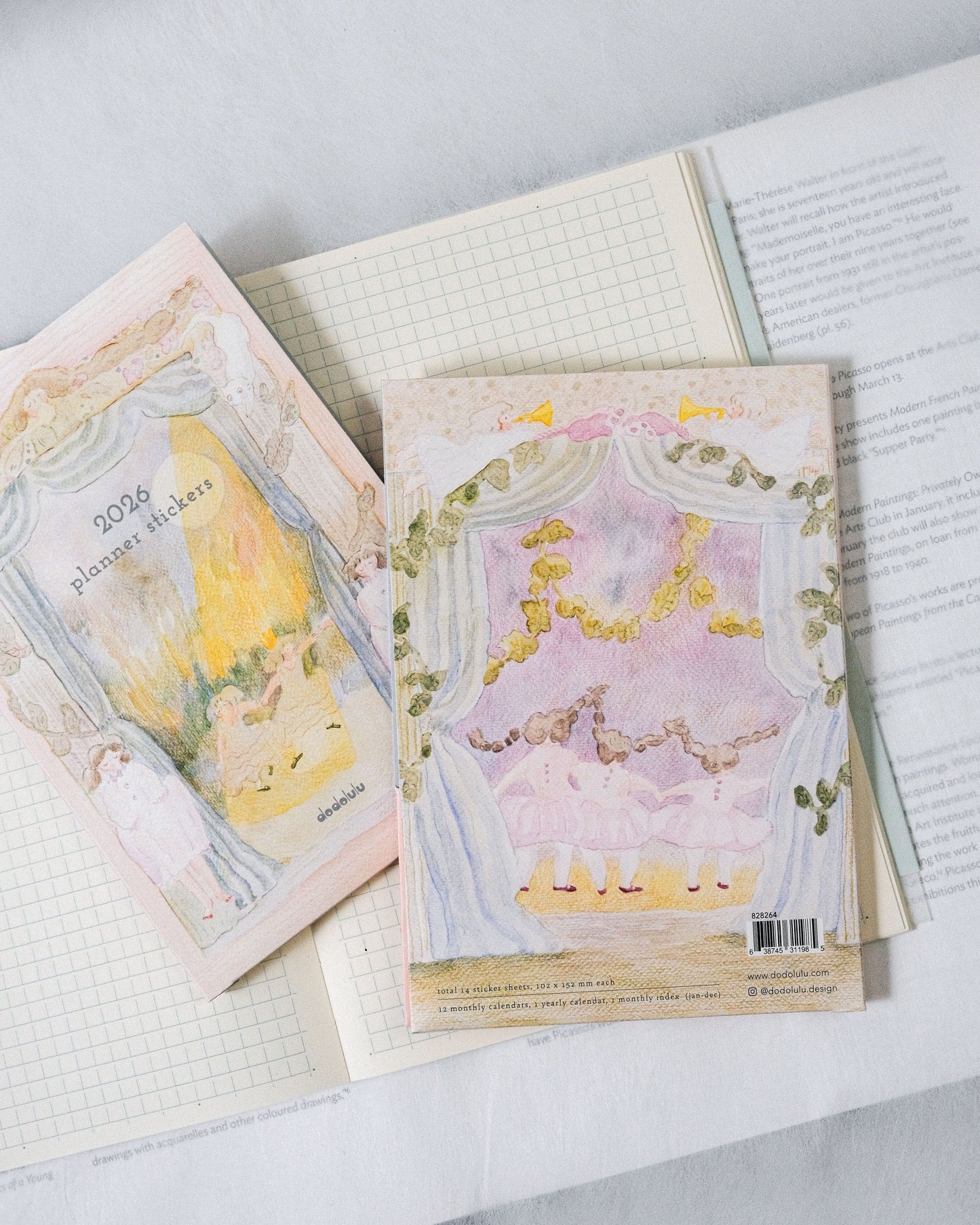 Dodolulu - 2026 Monthly Planner Sticker Set (PRE-ORDER)