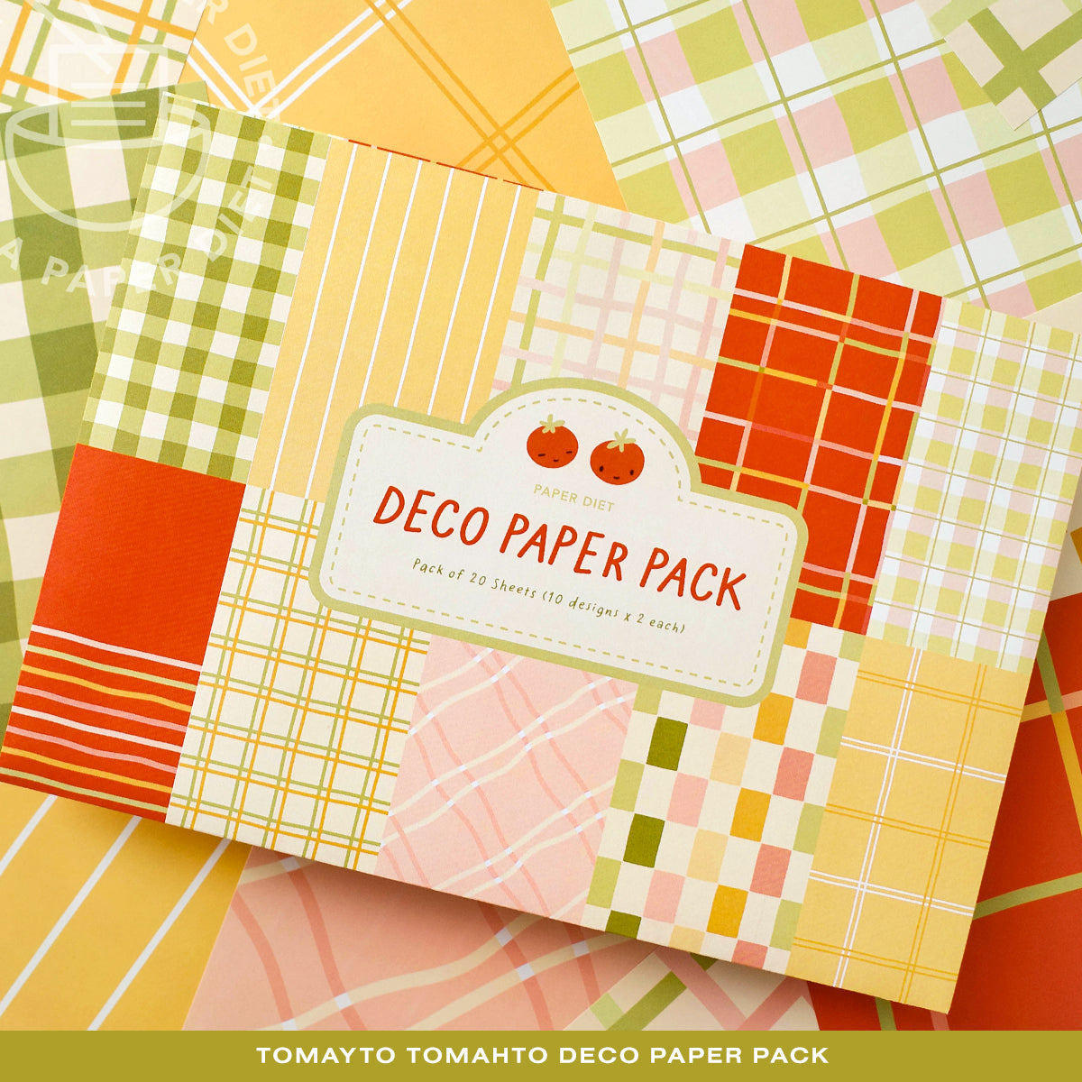 Paper Diet Deco Paper Pack - Tomayto Tomahto
