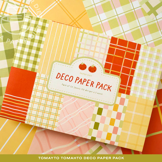 Paper Diet Deco Paper Pack - Tomayto Tomahto