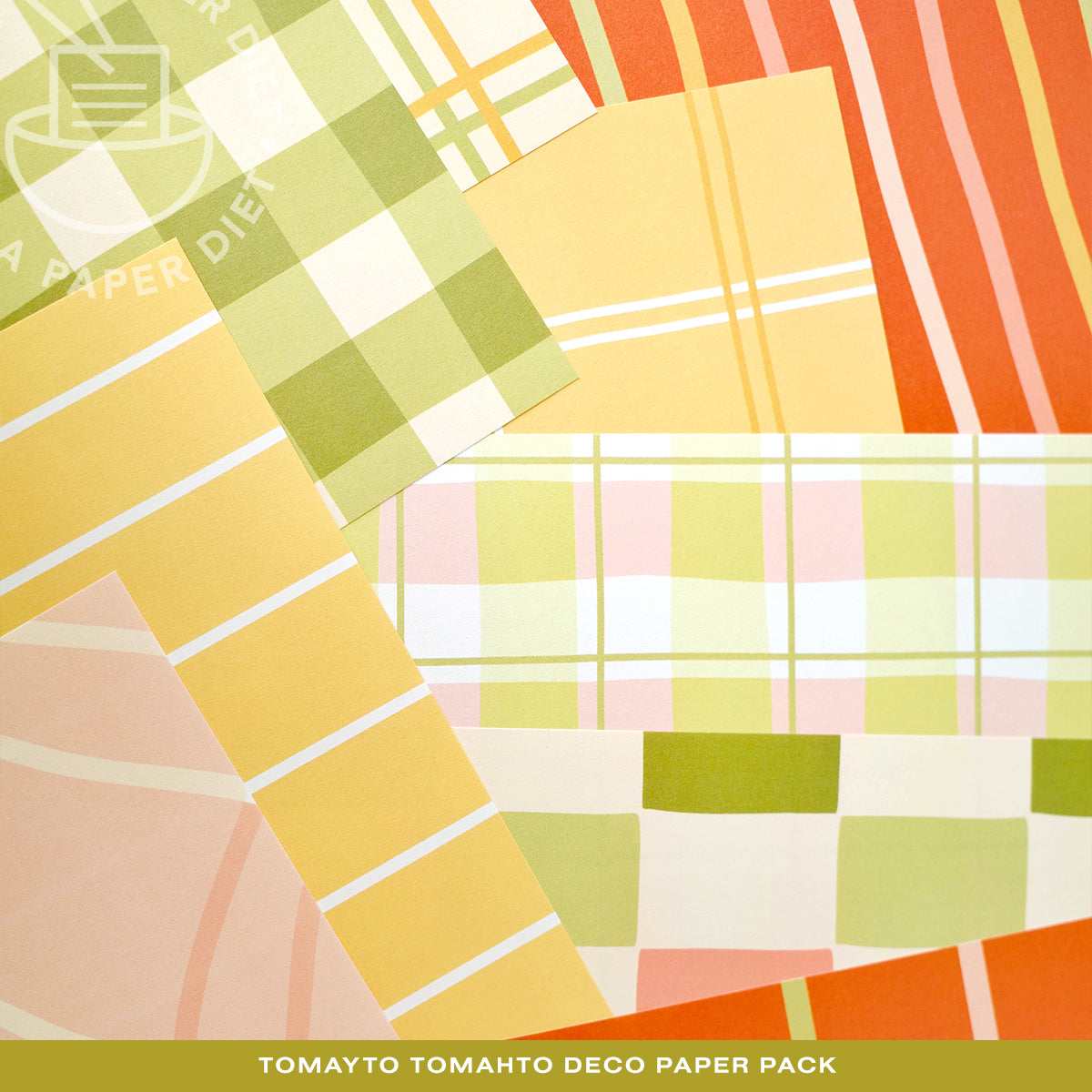 Paper Diet Deco Paper Pack - Tomayto Tomahto