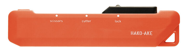 Kokuyo Hako-ake  2 in 1 Portable Scissor and Box Cutter