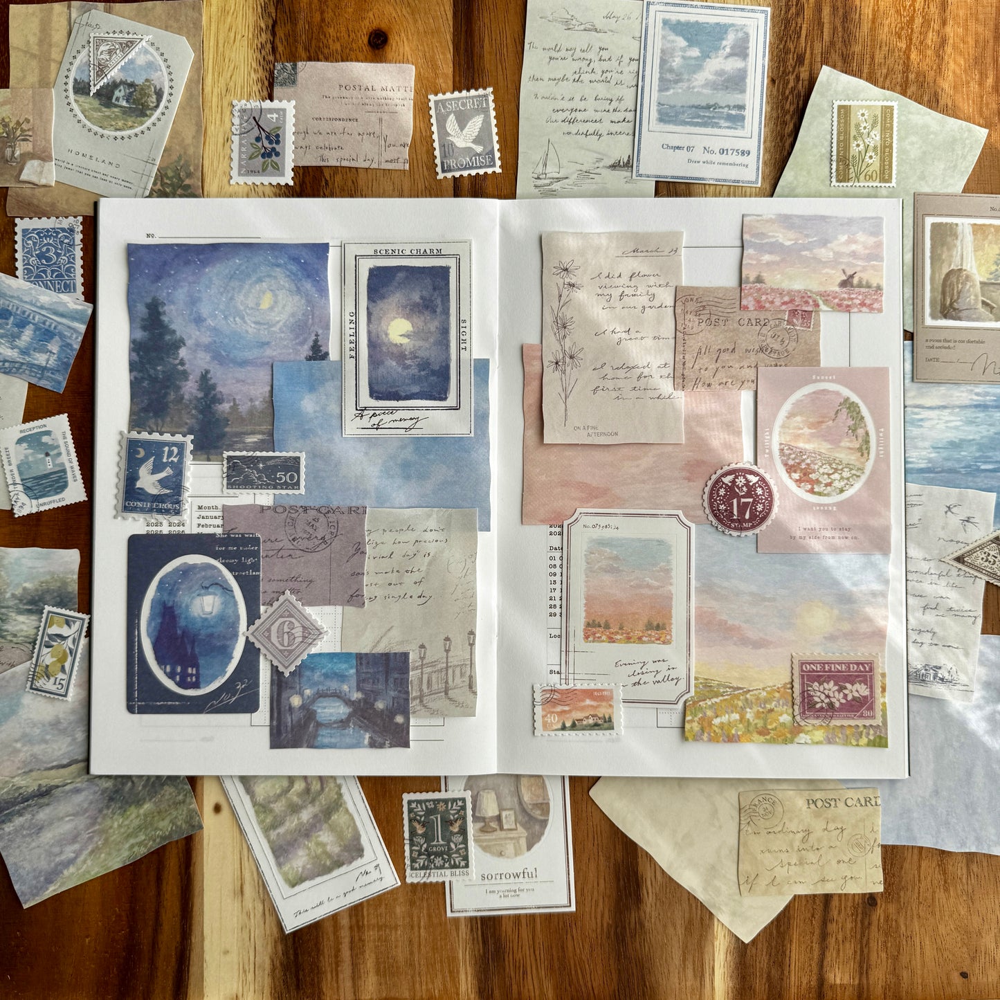 Mind Wave - Landscape Flake Stickers