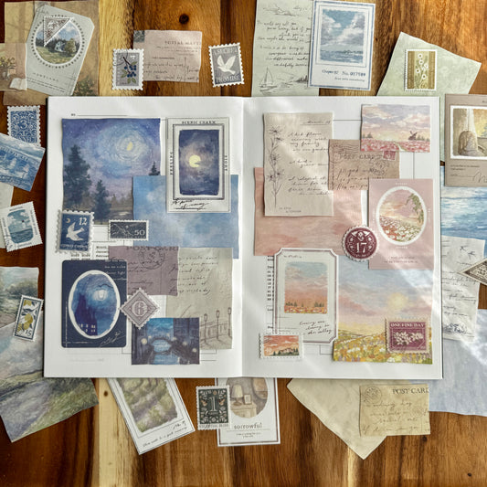 Mind Wave - Landscape Flake Stickers
