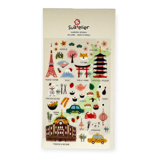 Suatelier Daily in Tokyo Sticker (No. 1082)