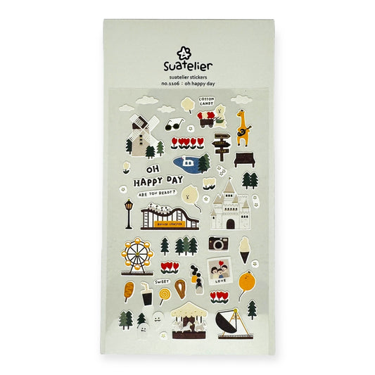 Suatelier Oh Happy Day Sticker (No. 1106)
