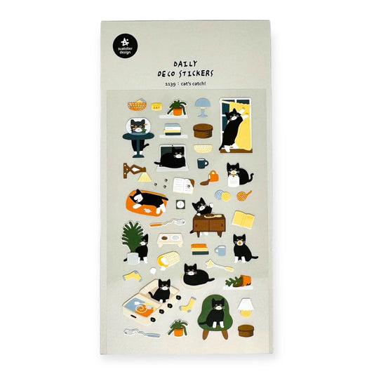 Suatelier Sticker No. 1139 - Cat's Catch