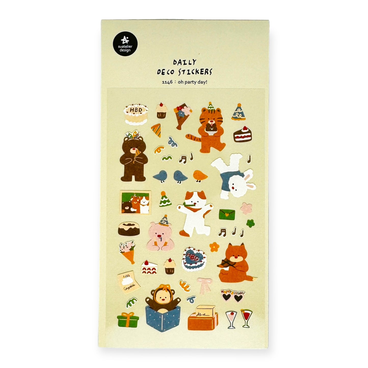 Suatelier Oh Party Day Sticker (No. 1146)