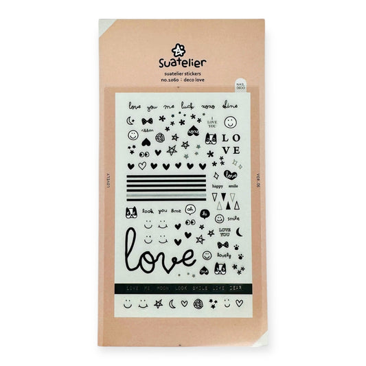 Suatelier Deco Love Sticker/Nail Deco (No. 1060)