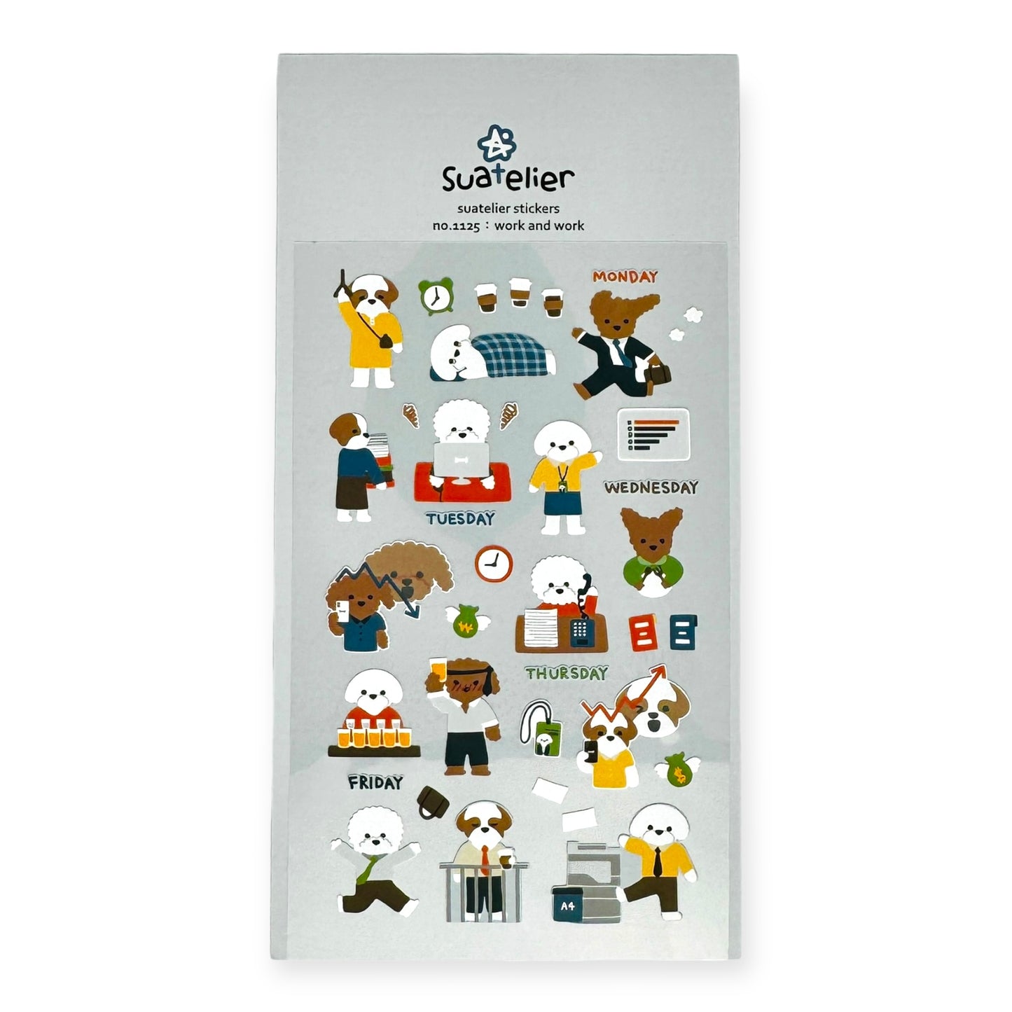 Suatelier Sticker No. 1125 - Work and Work