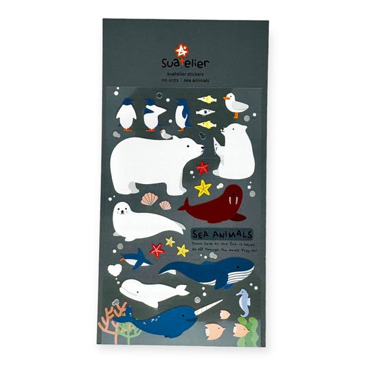 Suatelier Sea Animals Sticker (No. 1071)