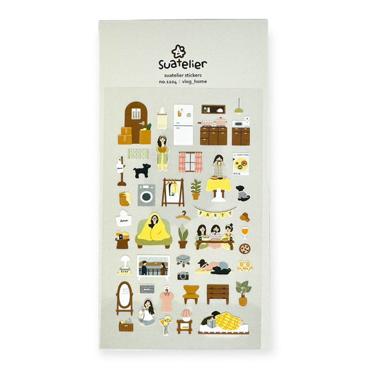 Suatelier Vlog Home Sticker
