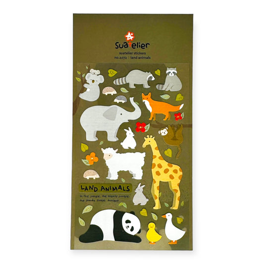 Suatelier Land Animals Sticker (No. 1072)