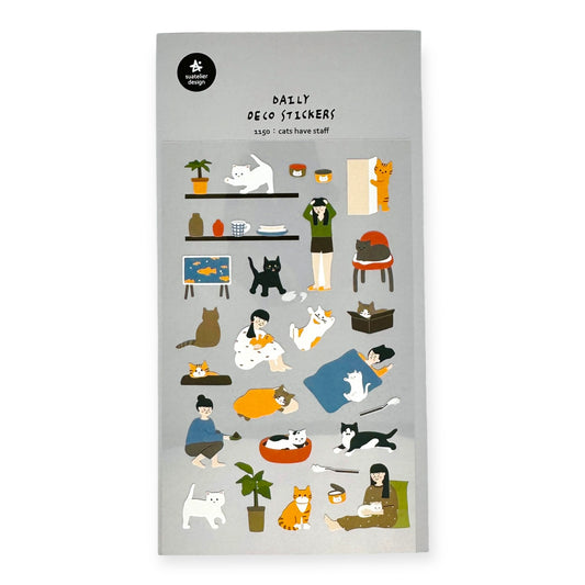 Suatelier Sticker No. 1150- Cats Have Staff