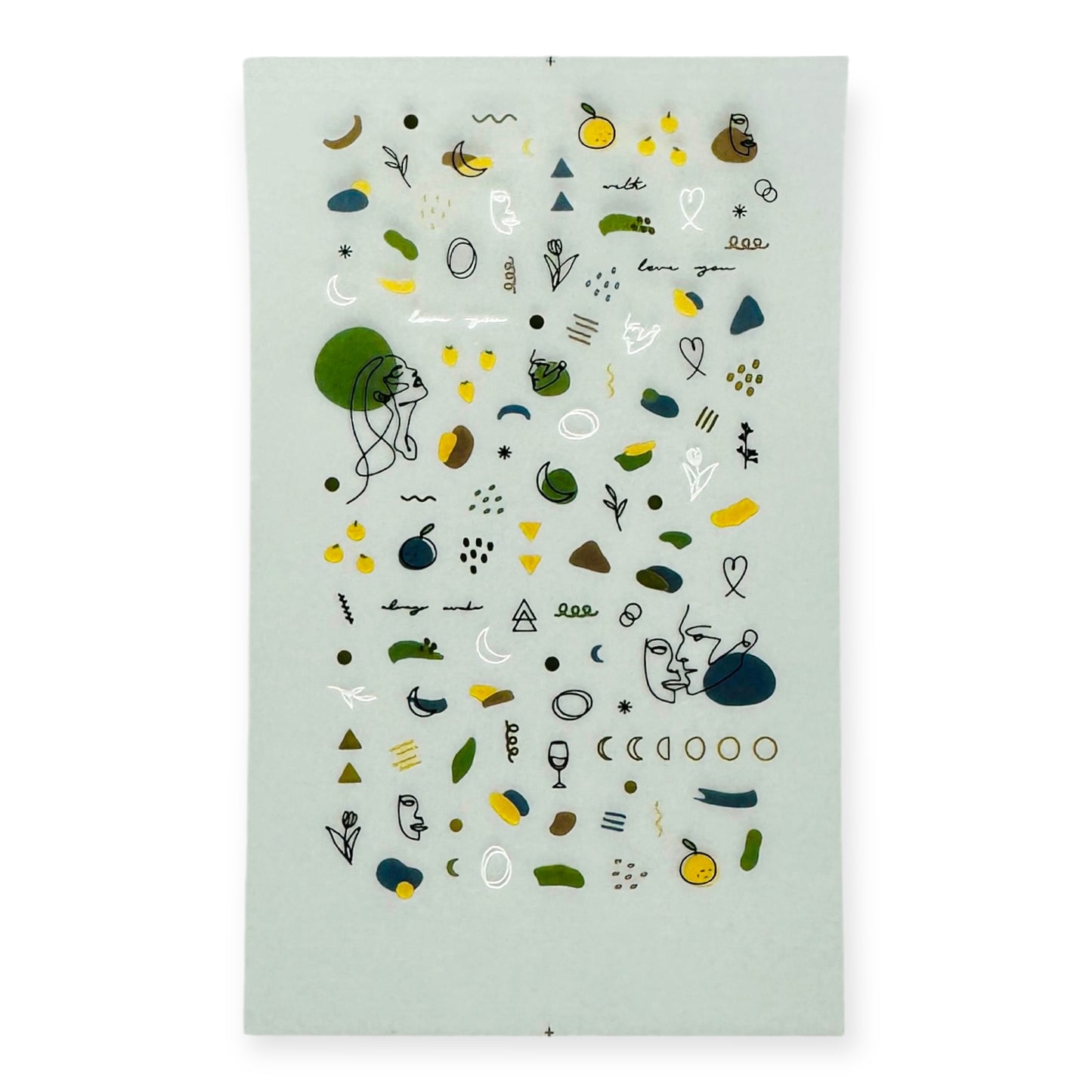 Suatelier Deco Drawing Sticker/Nail Deco (No. 1079)