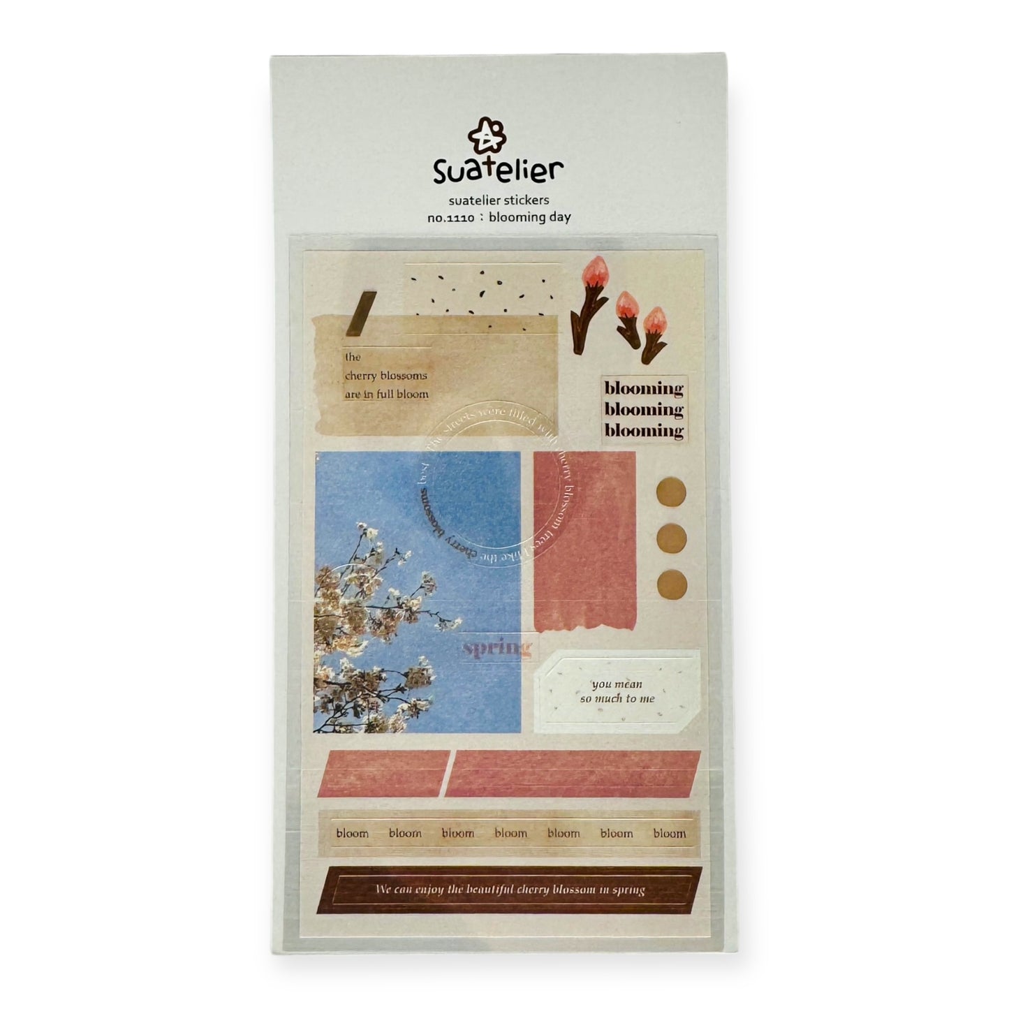 Suatelier Blooming Day Sticker (No. 1110)