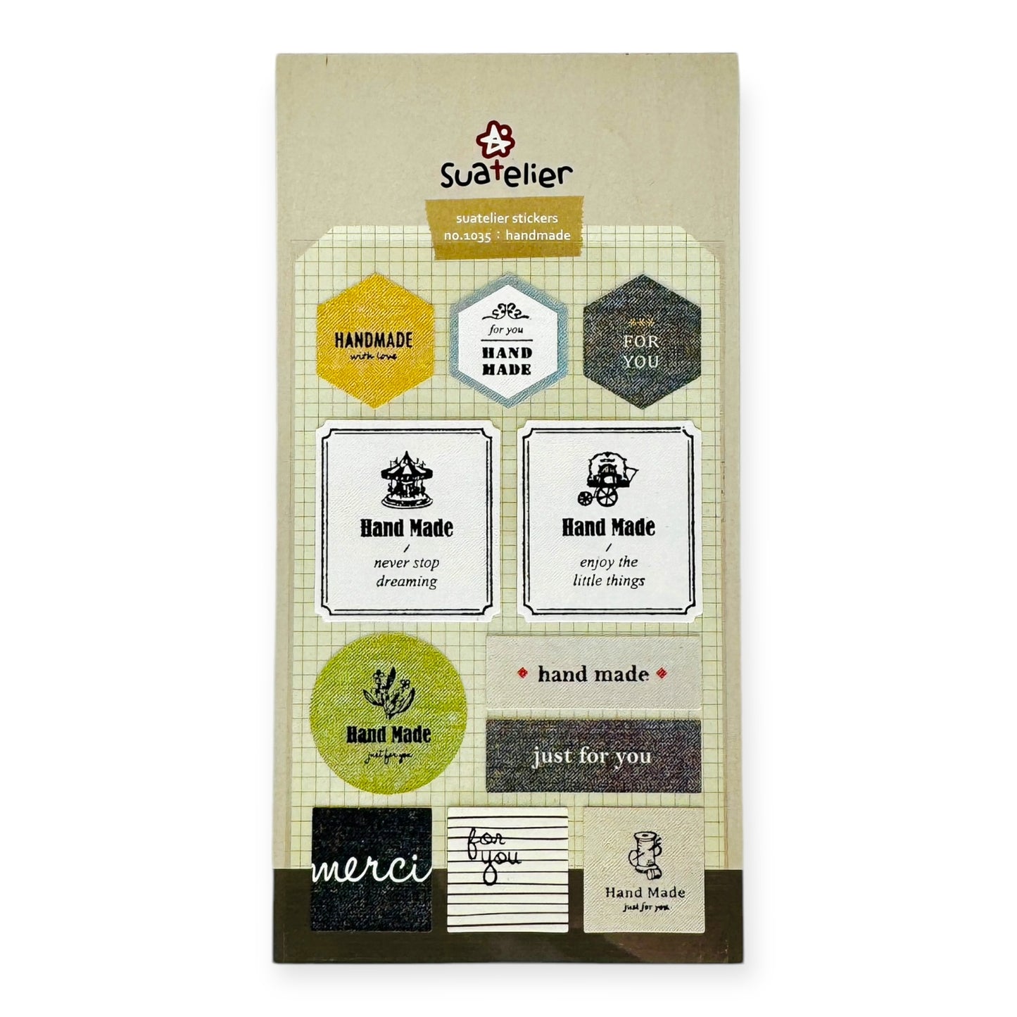 Suatelier "Handmade" Sticker (No. 1035)